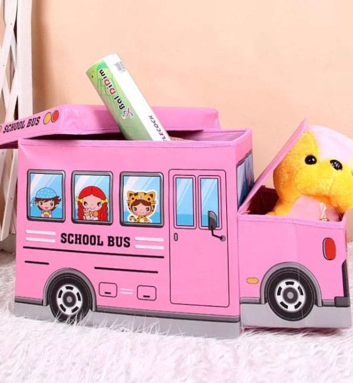 Foldable School Bus Storage Box Foldable School Bus Storage Box